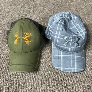 Two excellent condition Under Armour hats